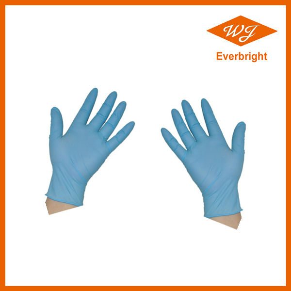 Cleanroom,workshop disposable dark blue nitrile gloves approved by CE,FDA