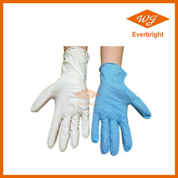 Cleanroom,workshop disposable thick nitrile gloves approved by CE,FDA