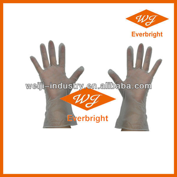 Examination Gloves Vinyl/Examination Vinyl Gloves/Disposable Vinyl Gloves/Clear Disposable Vinyl Gloves