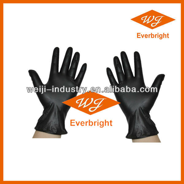 Black Vinyl Gloves/Disposable Colored Vinyl Gloves/Disposable Vinyl Gloves Powder Free/Yellow Disposable Vinyl Gloves