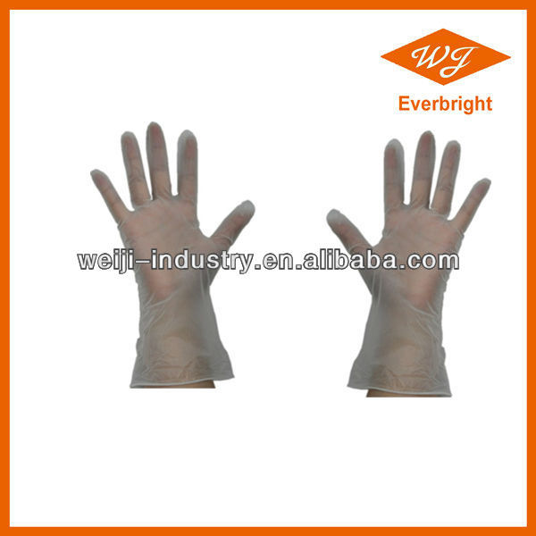For Food Handler Clean Disposable Vinyl Gloves Latex Powder Free