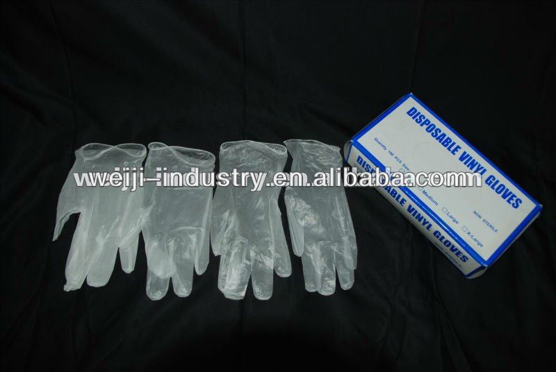 2013stretchpvc vinyl gloves for FDA, CE, ISO