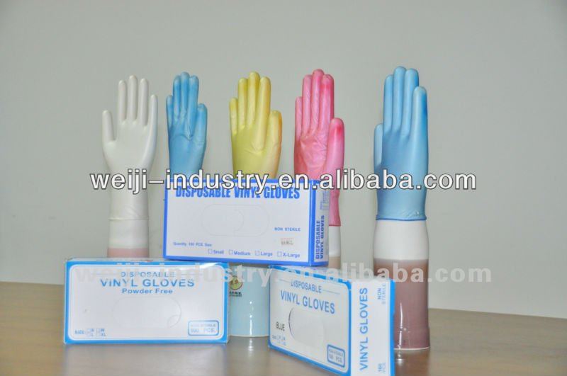 2013 cheap vinyl hands gloves for FDA, CE, ISO