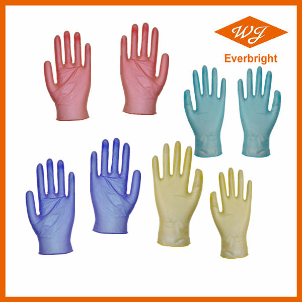 FDA, CE, ISO approved Powdered/Powder Food/Medical Grade Disposable Vinyl Stretch Gloves