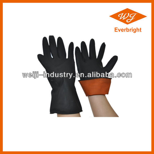 Disposable Latex Household Cleaning Glove Factory,Black Industry Latex Glove