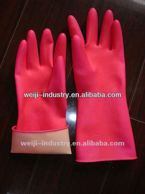 30-75 g gentle touch Fancy long Colourful sately latex exfact from factory directly for cleanning food with CE