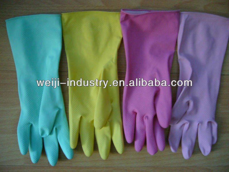 rubber unlined rubber gloves /cleaning room protect your hand FDA/CE/ISOBest service!!