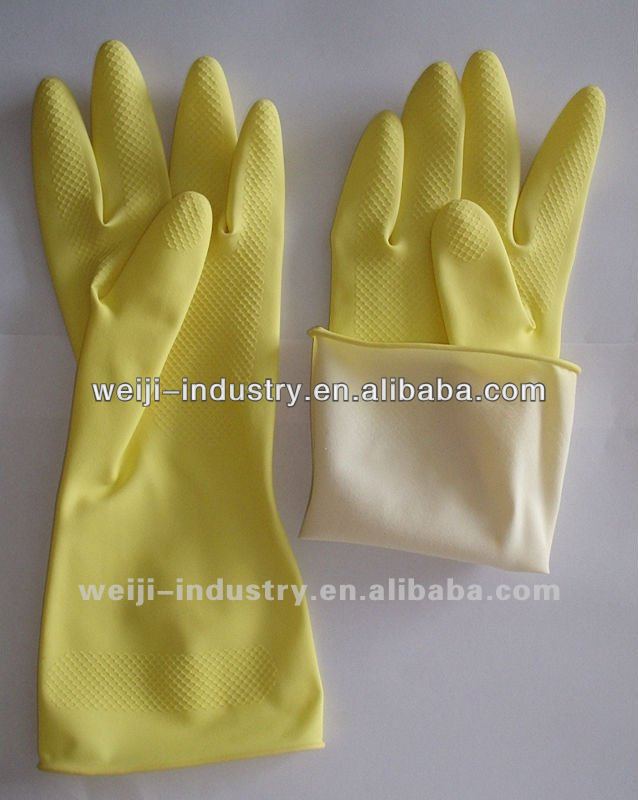 rubber latex household clean gloves/ house/kitchen /cleaning room protect your hand FDA/CE/ISOBest service!!