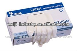 Sterile surgical latex gloves used in light industry/agricultal approved CE/ISO