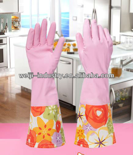 Dish washing latex gloves