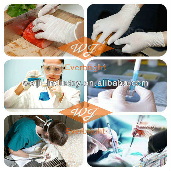 Latex Examination Gloves Malaysia Hot selling Powder Free Latex Gloves in 2013