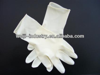 FDA/CE/ non sterile chlorinated latex gloves powder free with high-quality medical Hospital Dental Medical Operation