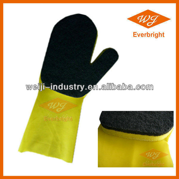 latex spong glove hot selling in 2013