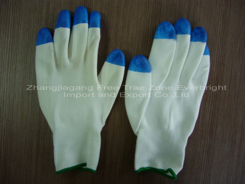 CE Aprroved NylonColored Safety Working PU Coated Glove