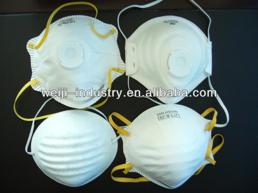 FDA Respiratory N95 Face Mask without Valve